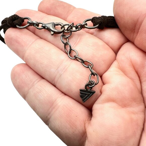 Silpada Pendant Necklace Sterling Silver Brown Shell N1433 - Picture 3 of 3